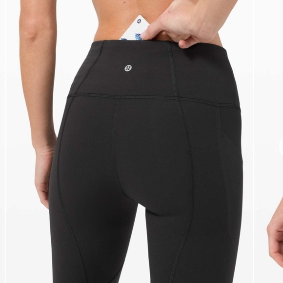 Lululemon Pace Rival High-Rise Crop 22" Legging Black - Picture 2 of 10